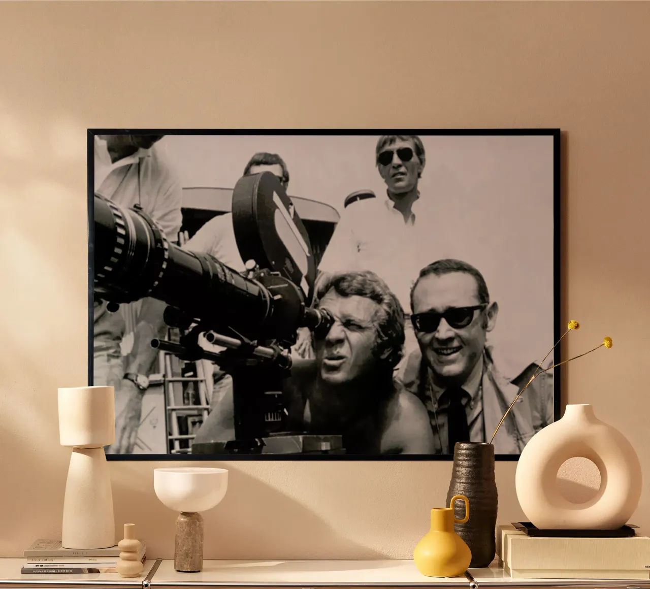 Steve McQueen behind the Camera carta hahnemühle da Gallery Print and Art Limited
