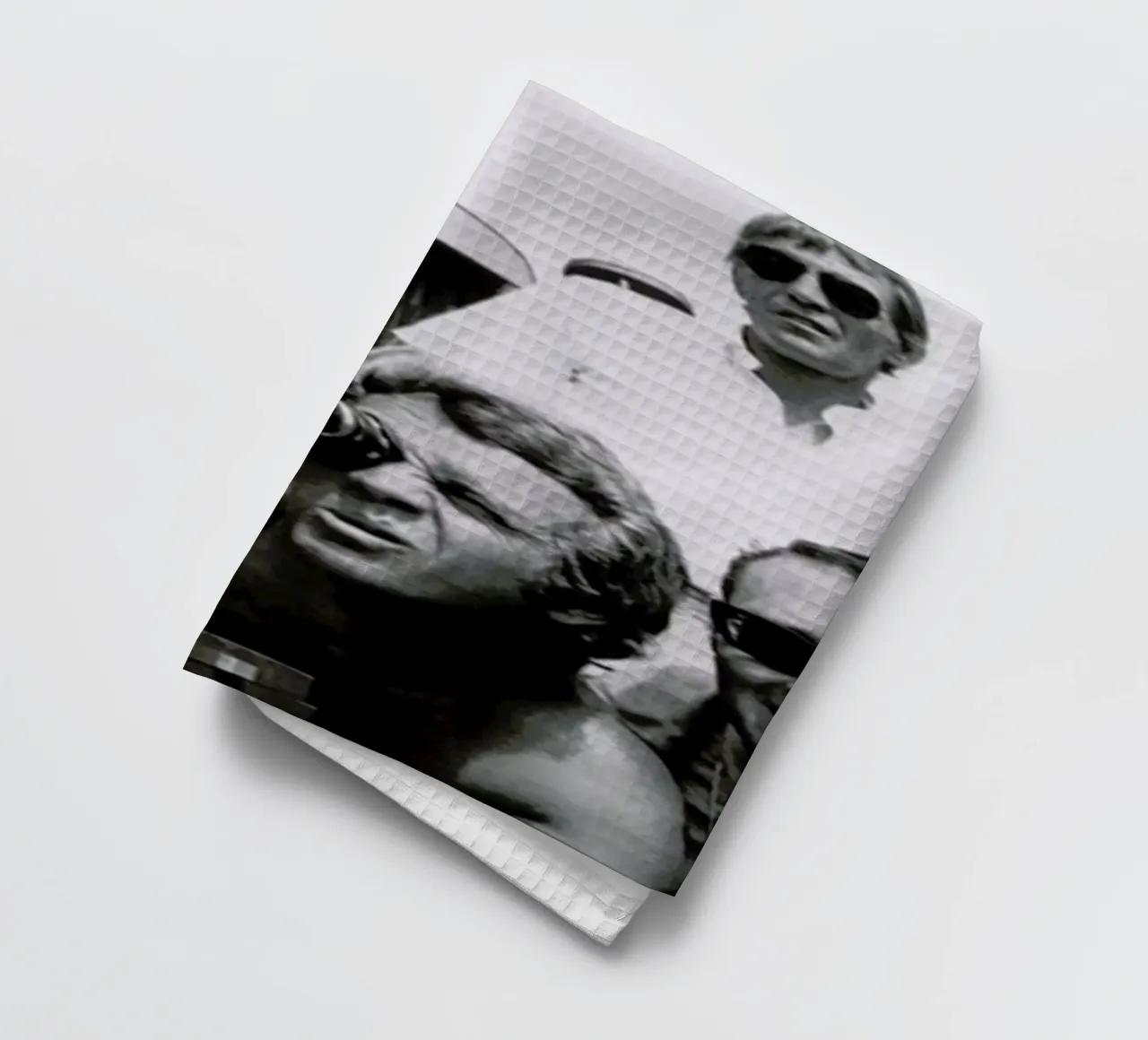 Steve McQueen behind the Camera torchon de Gallery Print and Art Limited