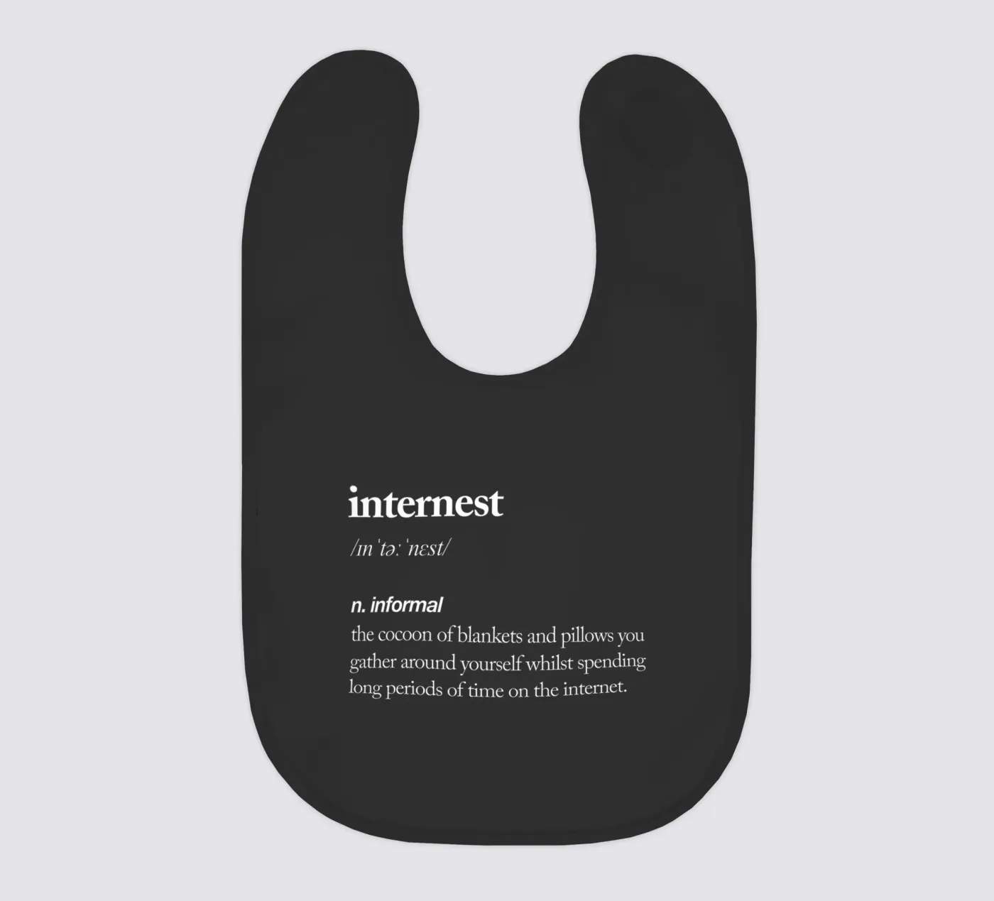 Internest bavoir de THE MOTIVATED TYPE