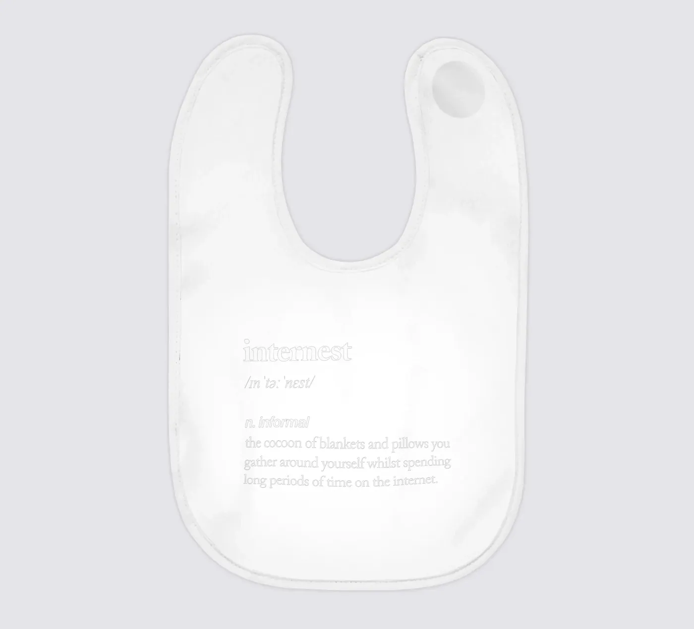 Internest bavoir de THE MOTIVATED TYPE