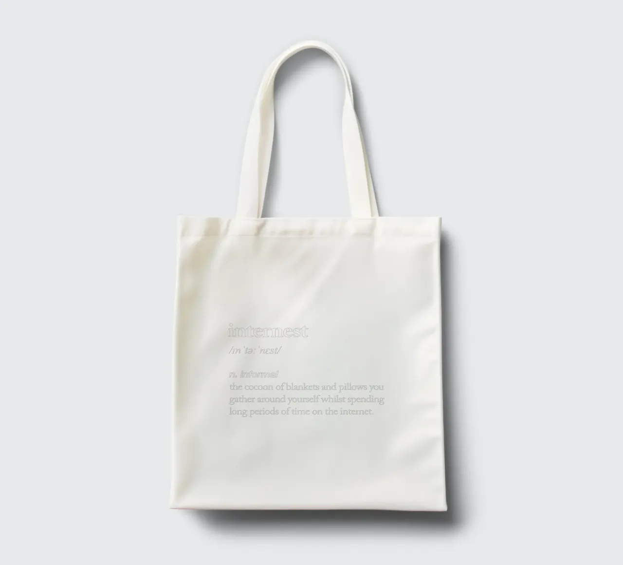 Internest borsa in juta da THE MOTIVATED TYPE