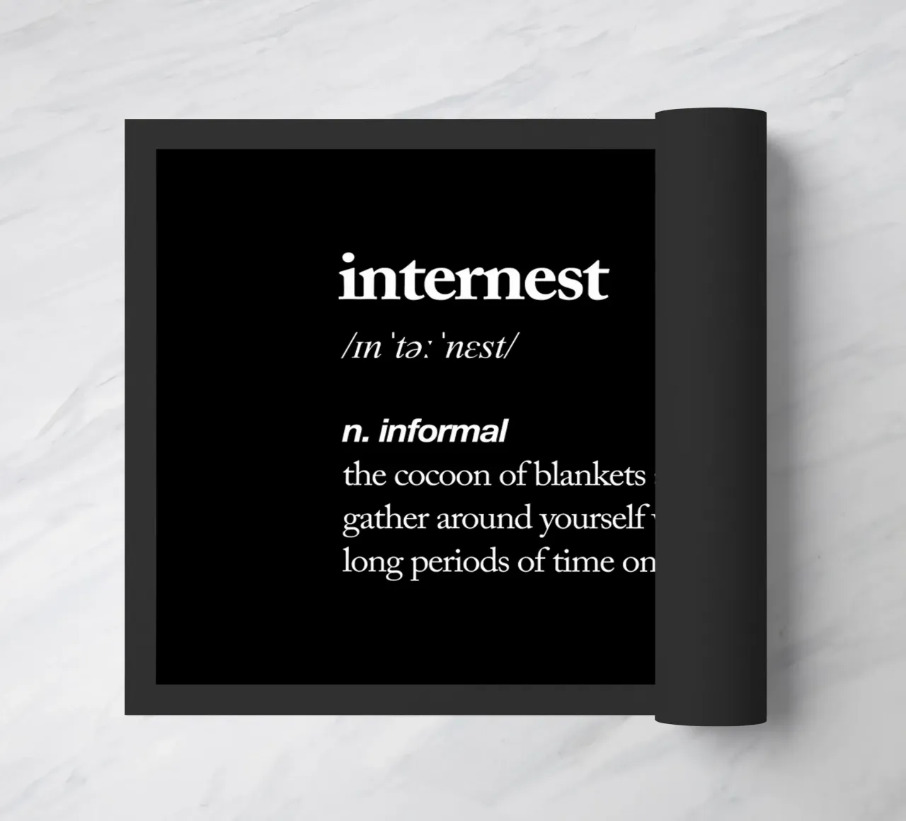 Internest doormat by THE MOTIVATED TYPE