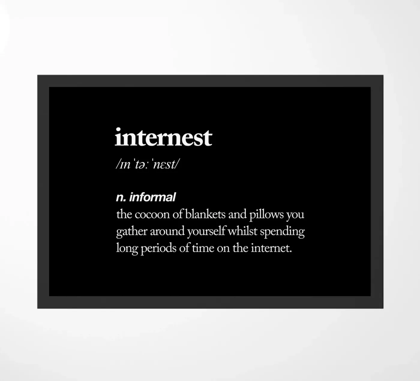 Internest deurmat van THE MOTIVATED TYPE