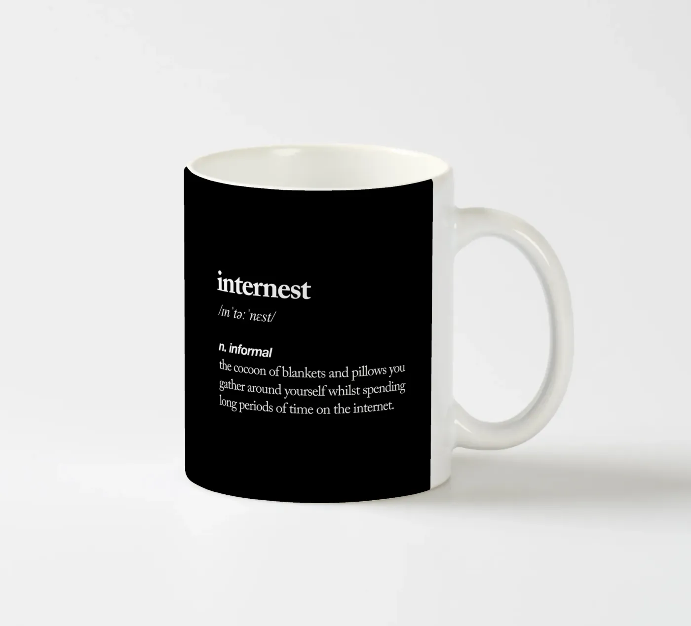 Internest tazza in ceramica da THE MOTIVATED TYPE