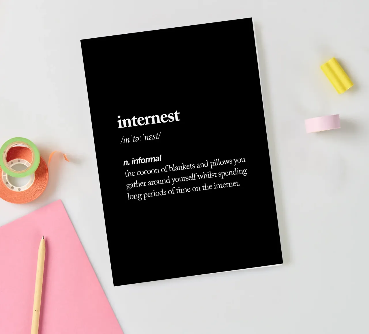 Internest notebook by THE MOTIVATED TYPE