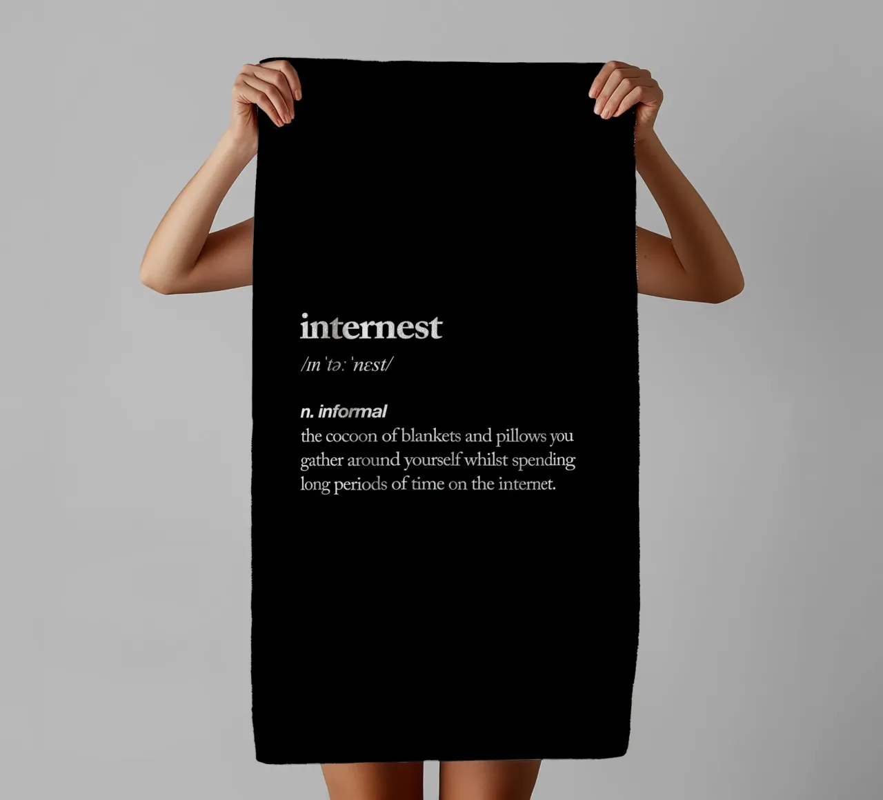 Internest asciugamano da bagno da THE MOTIVATED TYPE