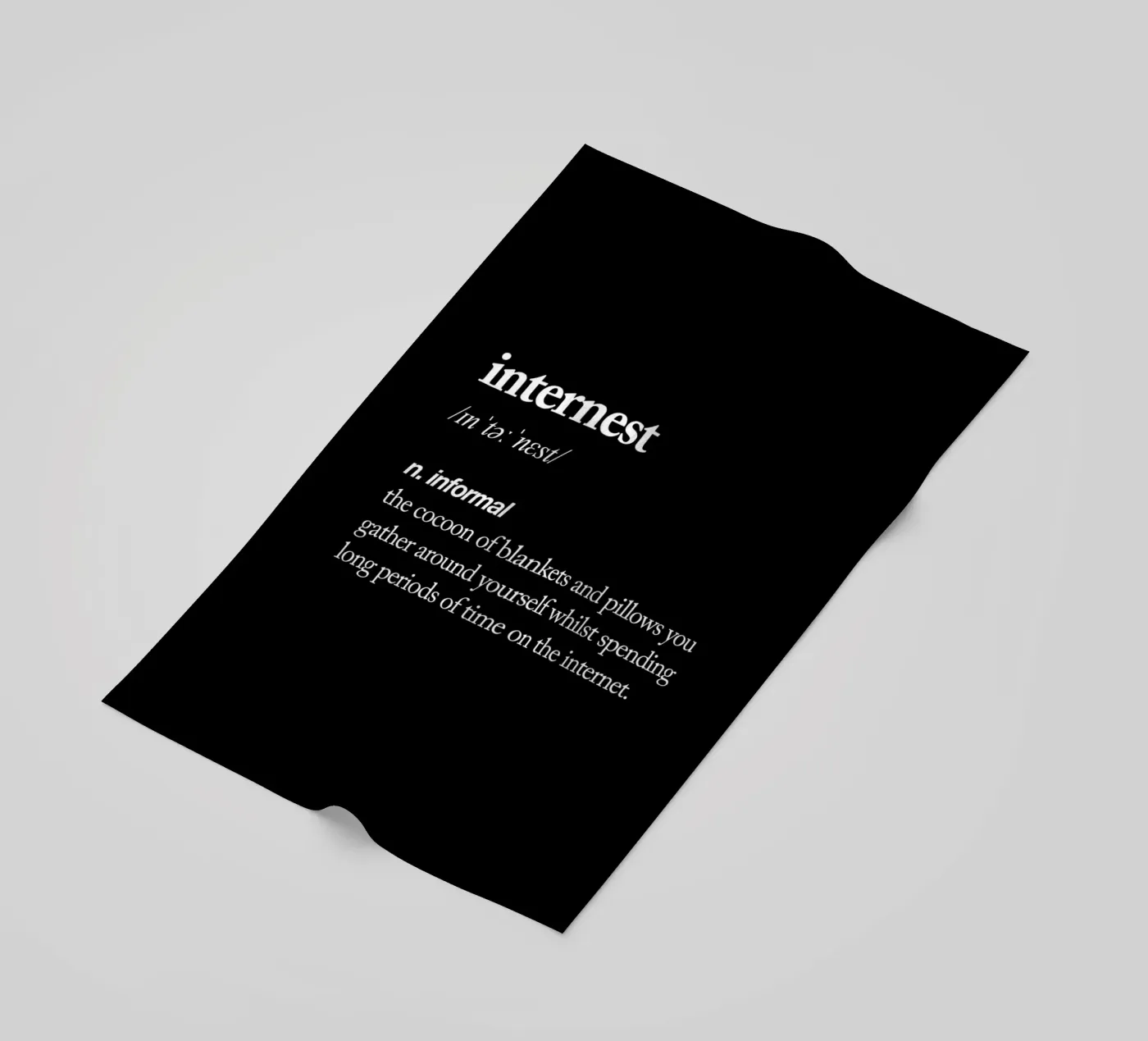 Internest strandhanddoek van THE MOTIVATED TYPE