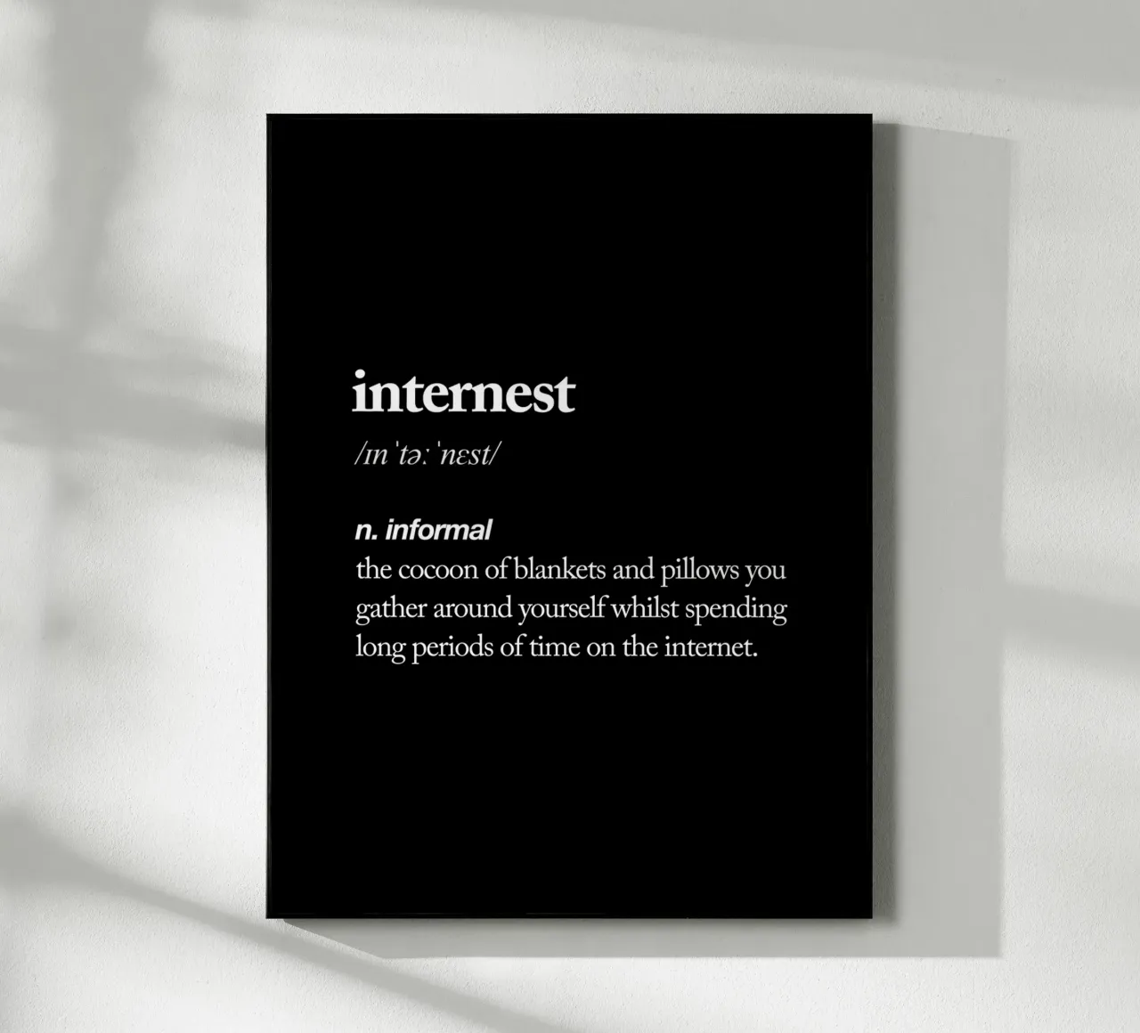 Internest Acryl-Glas von THE MOTIVATED TYPE