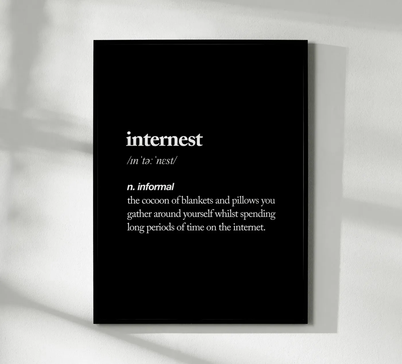 Internest poster by THE MOTIVATED TYPE