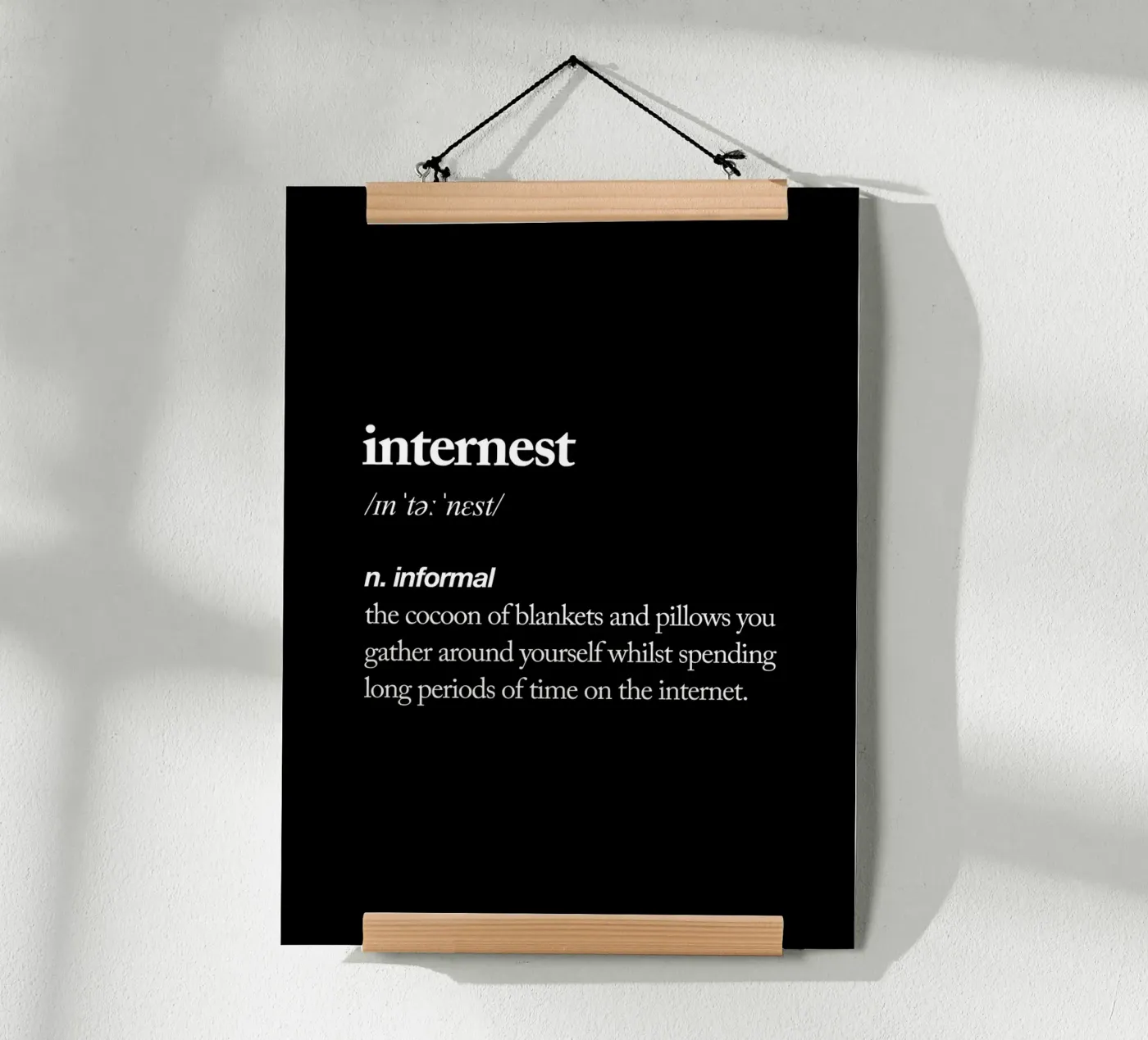 Internest poster by THE MOTIVATED TYPE