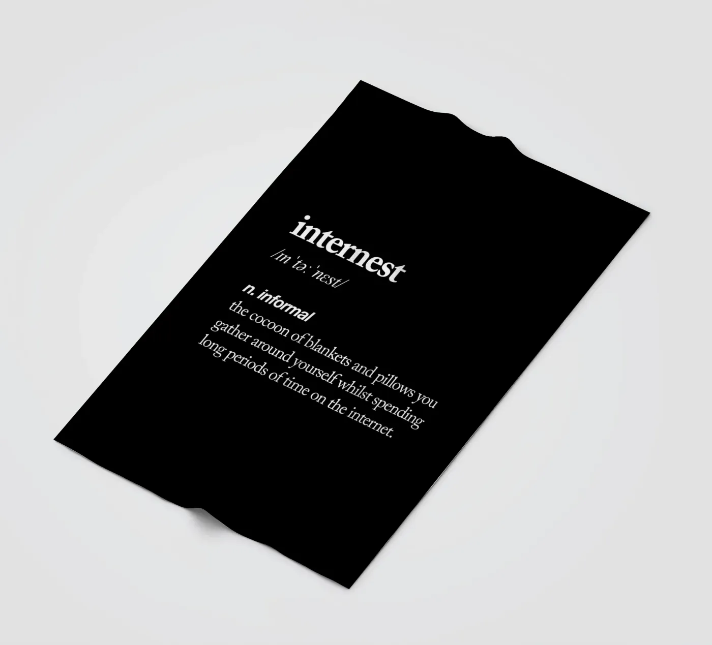 Internest Fleecedecke von THE MOTIVATED TYPE