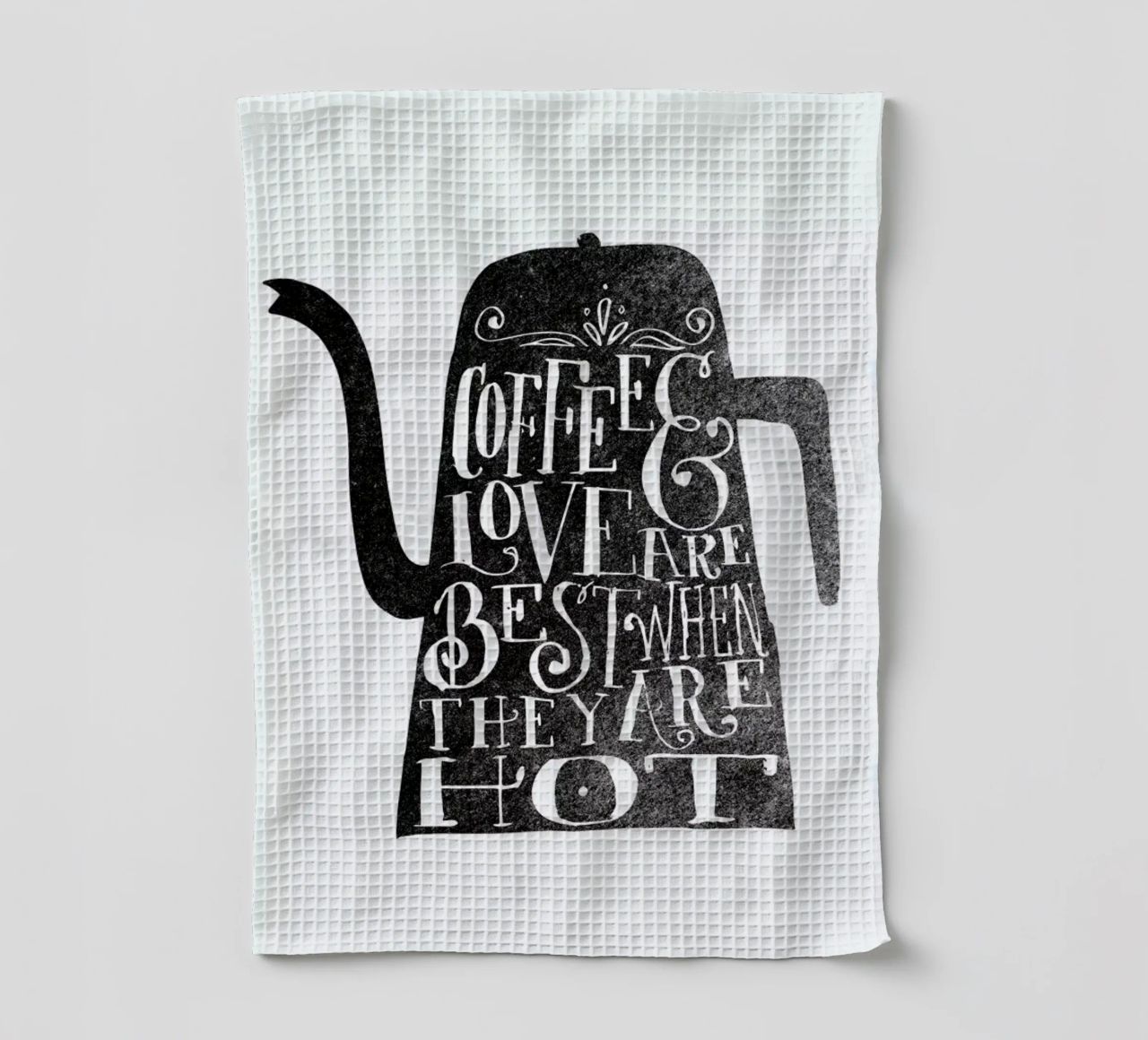 coffee & love canovaccio da cucina da Matthew Taylor Wilson