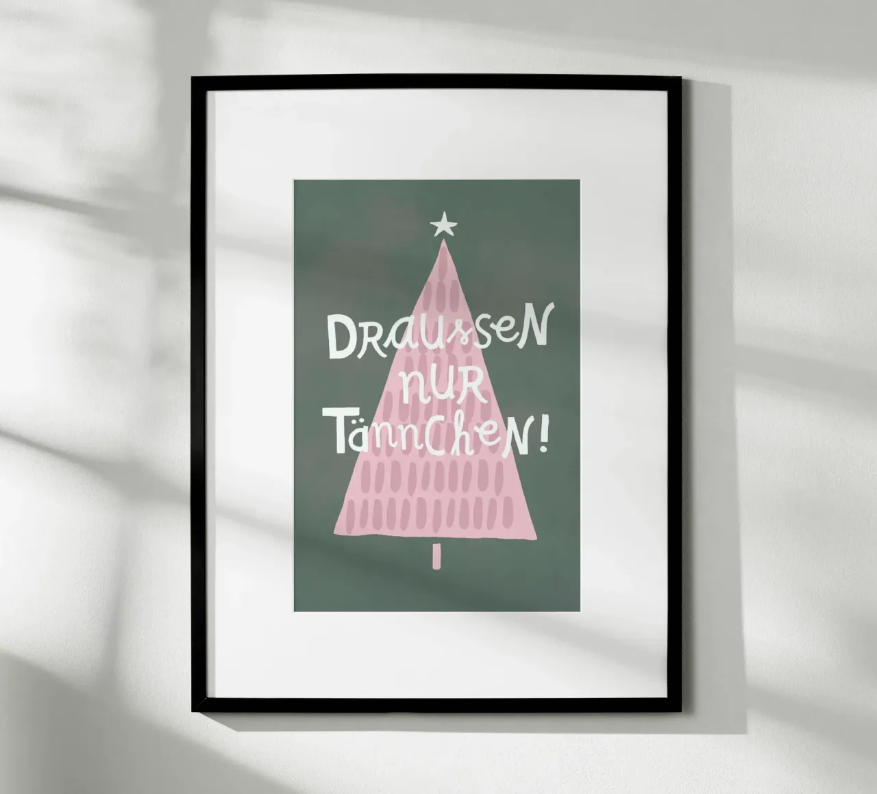 Die Tanne sagt No. 2 poster by typealive