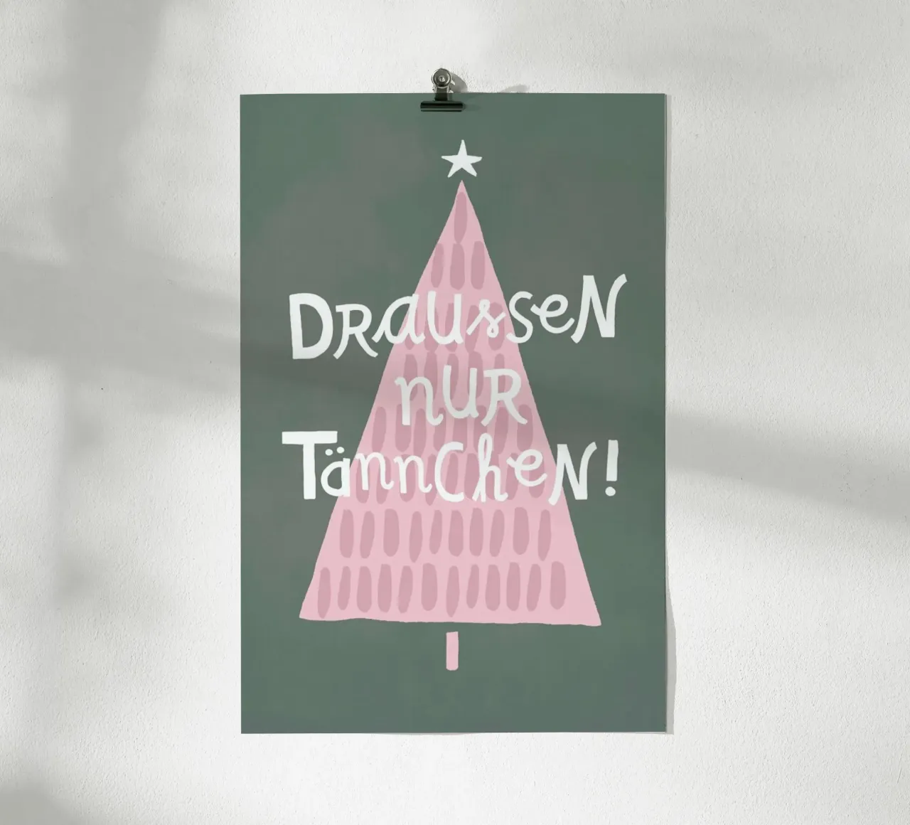 Die Tanne sagt No. 2 poster by typealive