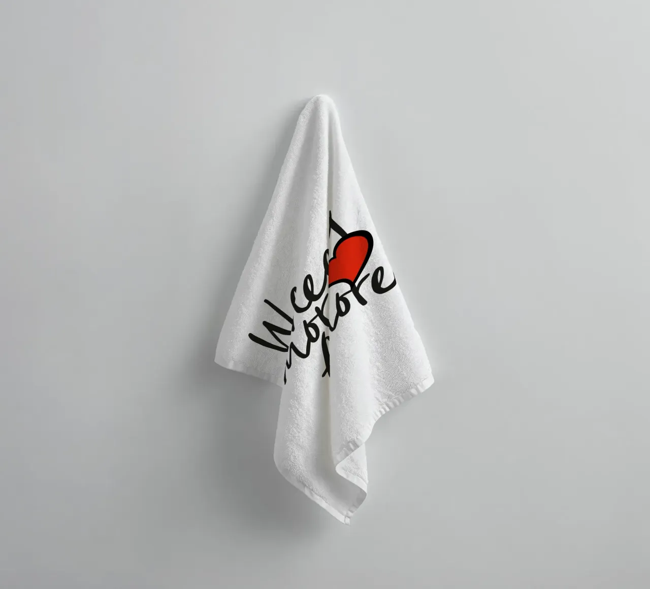 Amore asciugamano da bagno da Flo Klein