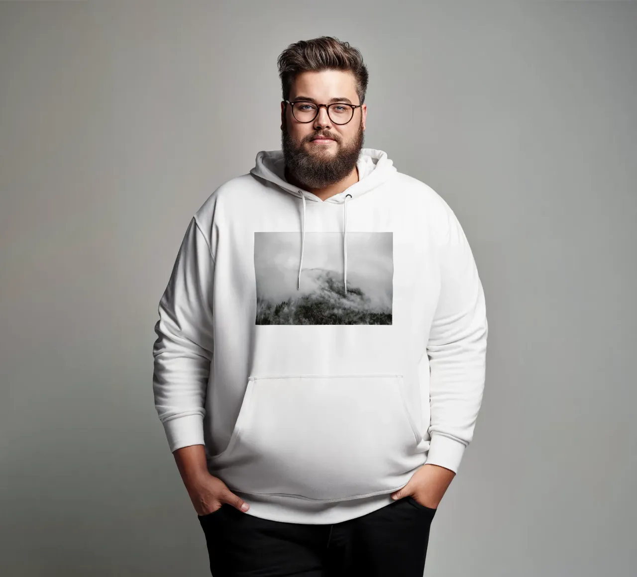 Moody Clouds 1 felpa con cappuccio da Nur Mut