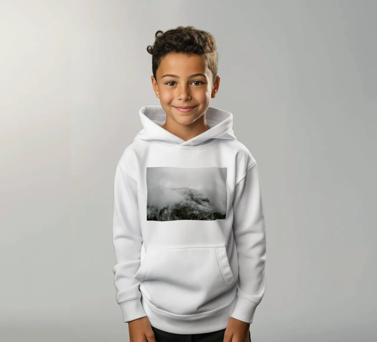 Moody Clouds 1 felpa bambino con cappuccio da Nur Mut