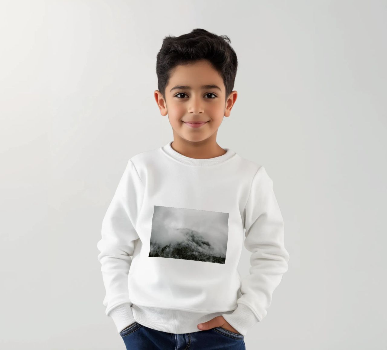 Moody Clouds 1 felpa bambino da Nur Mut
