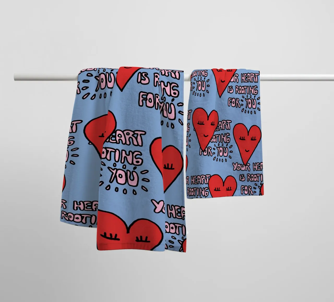 Your heart is rooting for you asciugamano da bagno da thesoulhugclub