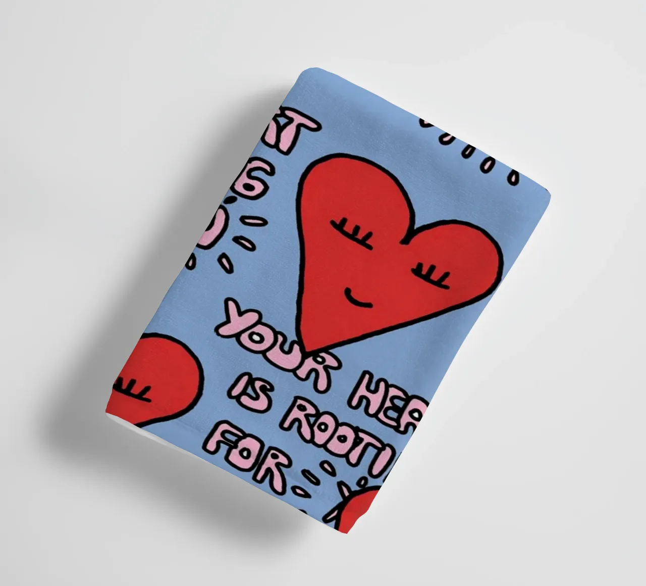 Your heart is rooting for you asciugamano da bagno da thesoulhugclub