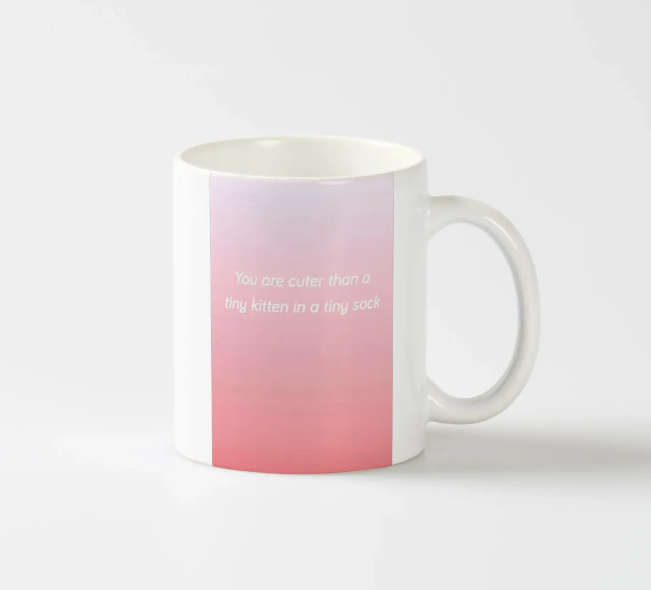 Cuter Than Kittens tazza in ceramica da Oh Darling