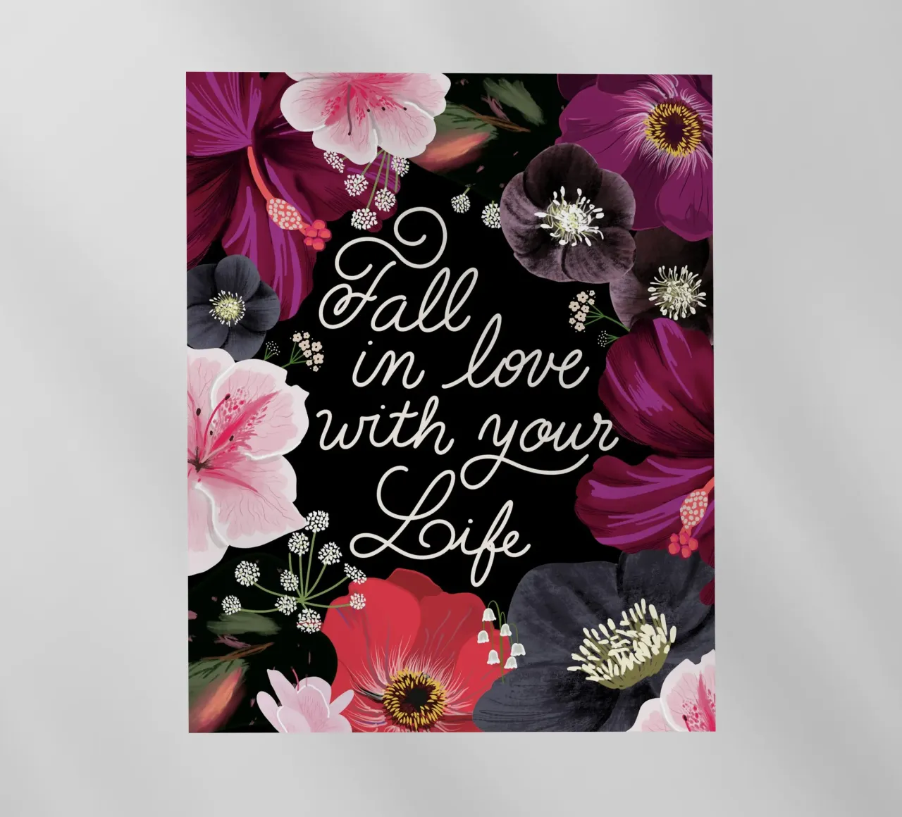 Fall in love with your life pellicola backlit da anisillustration