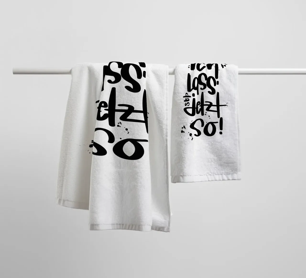 Ich lass das jetzt so! Handtuch von LIMITED EDITION LETTERS