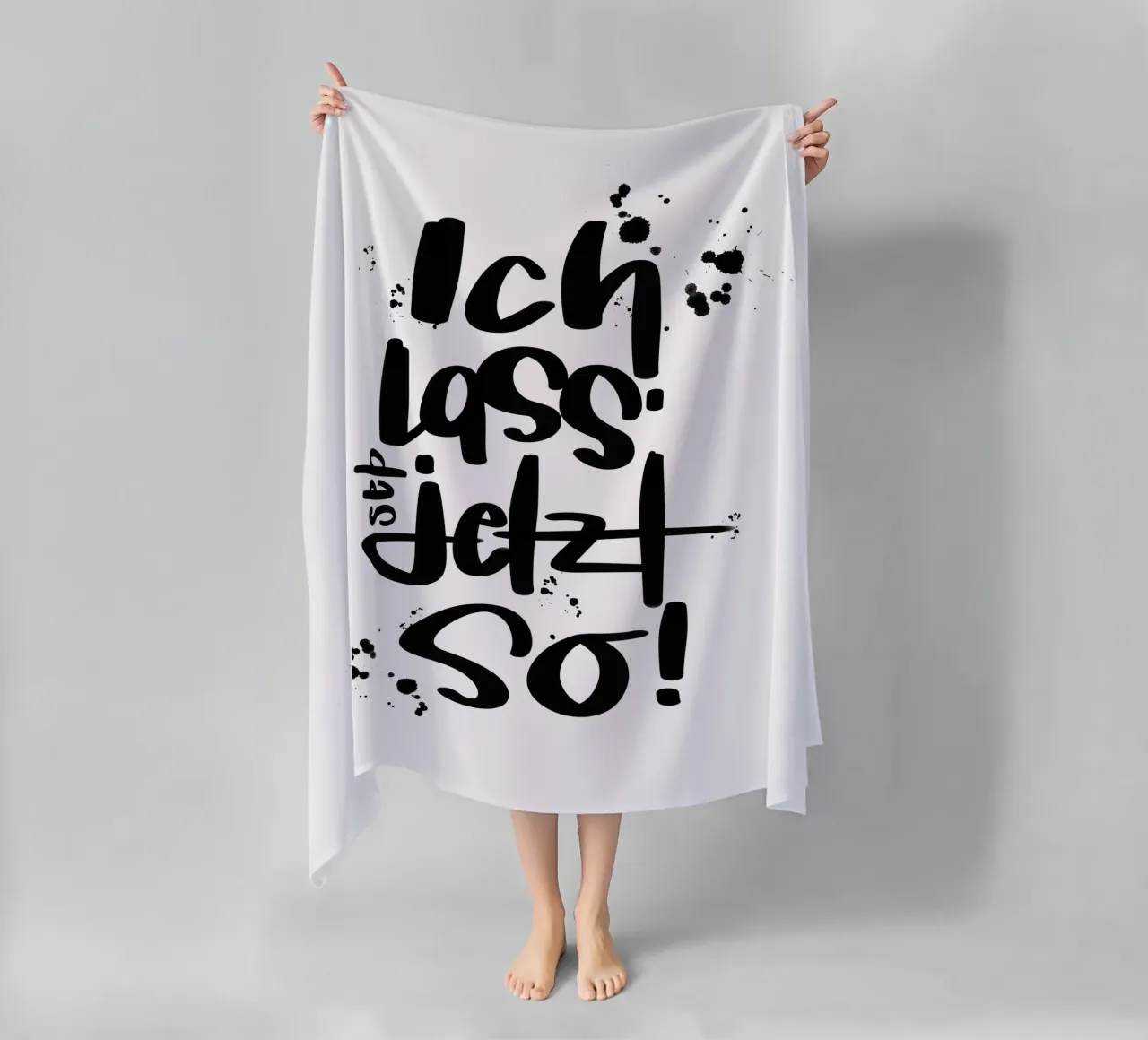 Ich lass das jetzt so! telo mare da LIMITED EDITION LETTERS