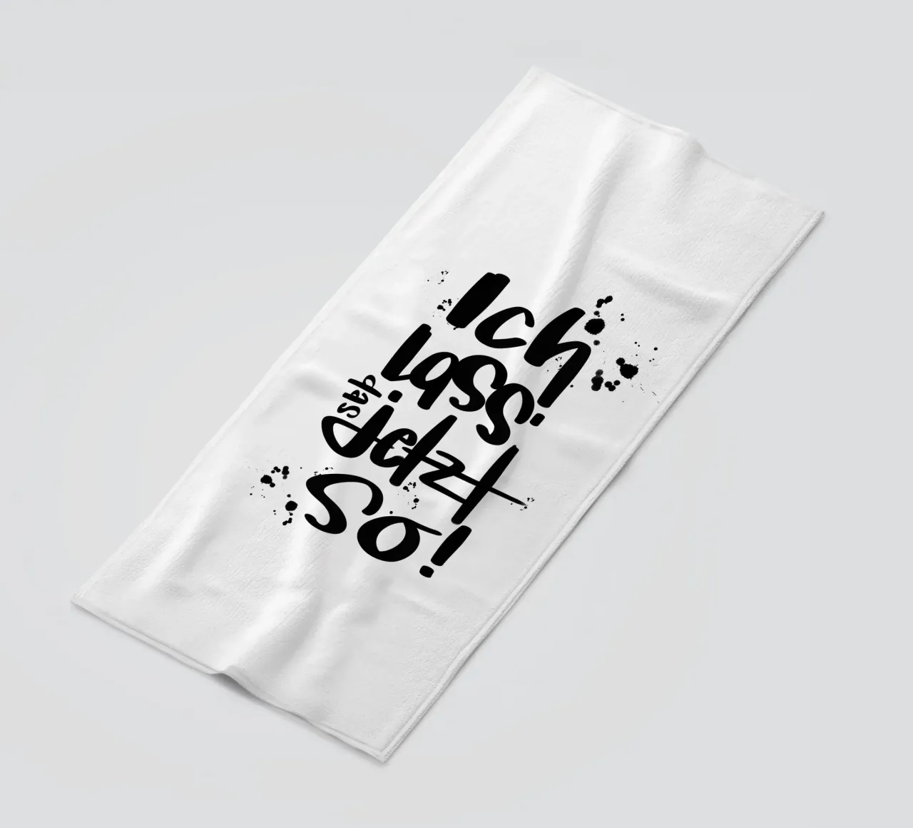 Ich lass das jetzt so! telo mare da LIMITED EDITION LETTERS