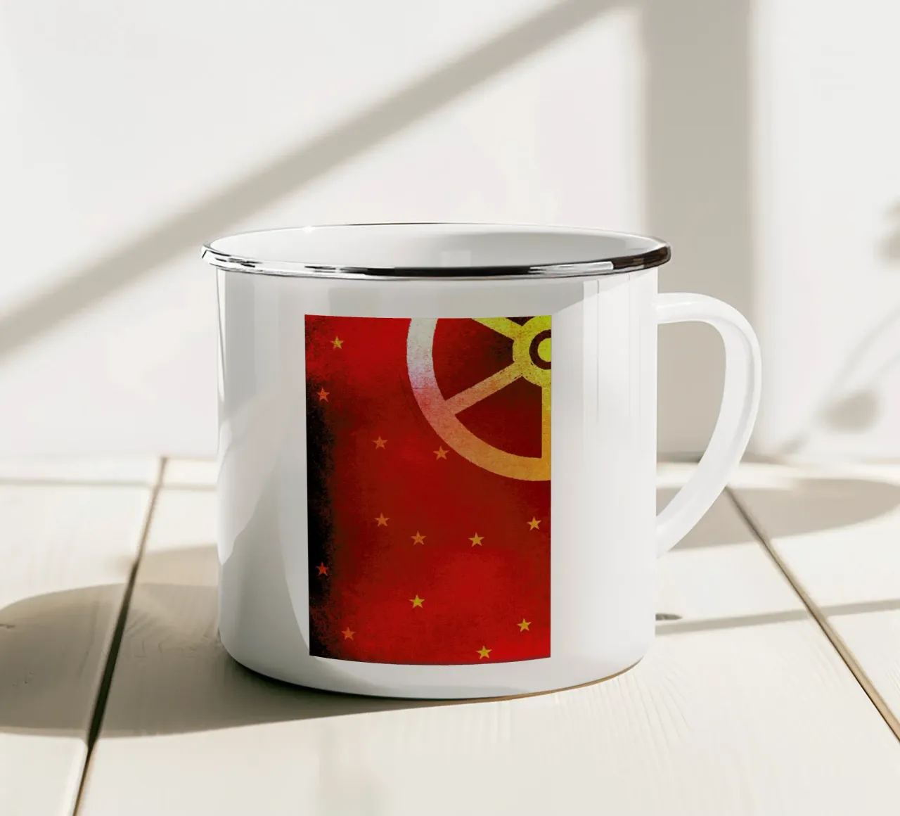 Arsenal tazza in smalto da David Curry