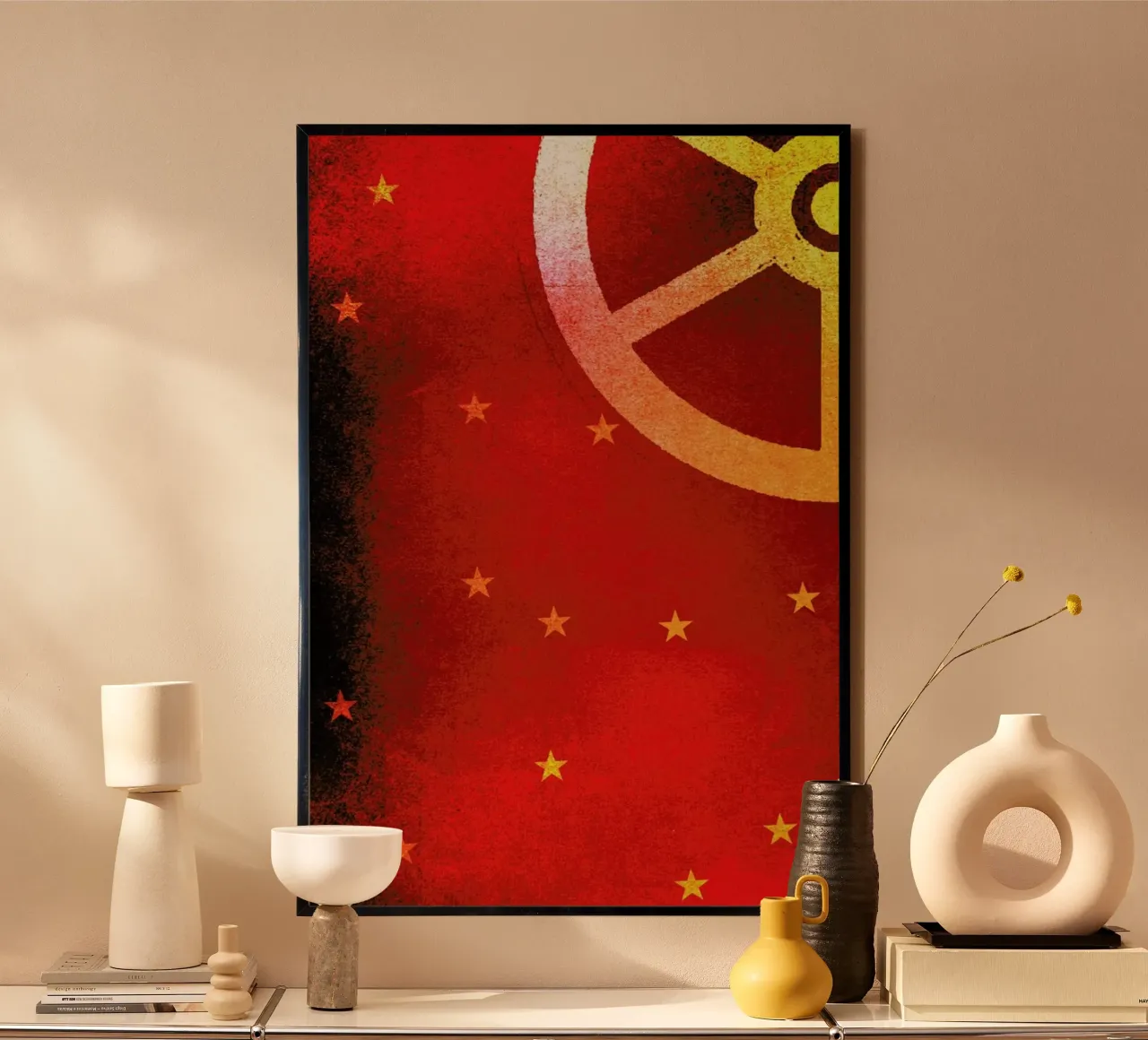 Arsenal poster con telaio in plastica da David Curry