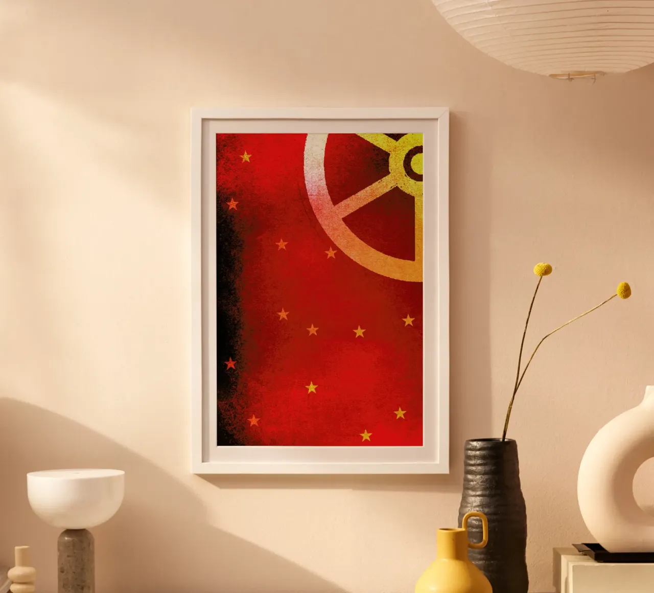 Arsenal poster con telaio in plastica da David Curry