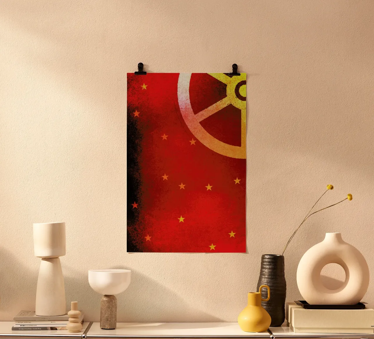 Arsenal poster con telaio in plastica da David Curry