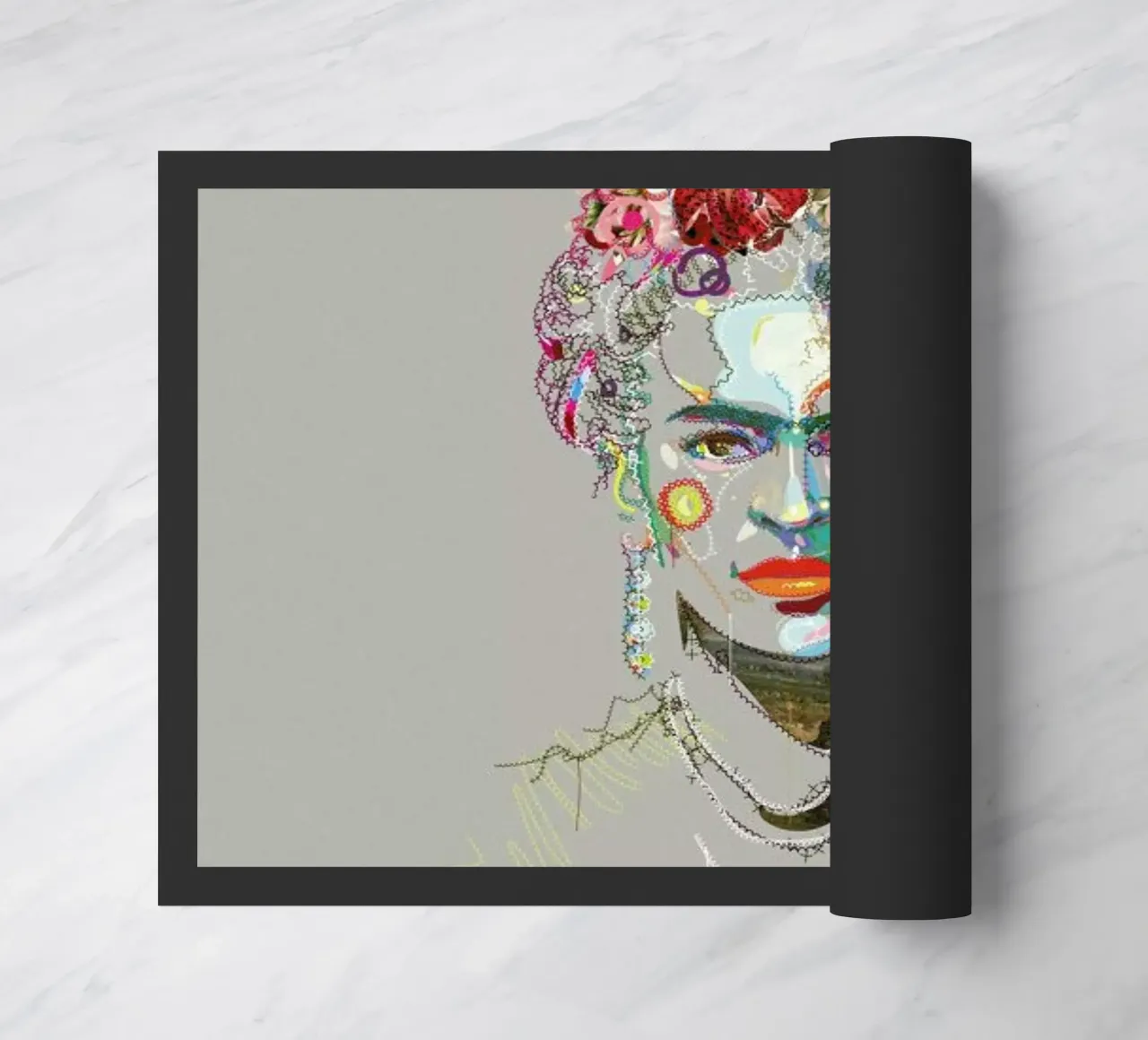 Frida 3 doormat by Carlos Quitério