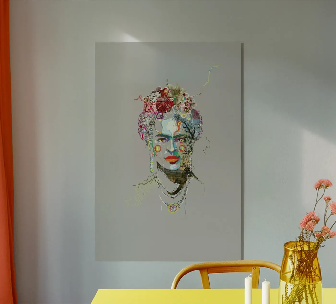 Frida 3 plexiglass da Carlos Quitério