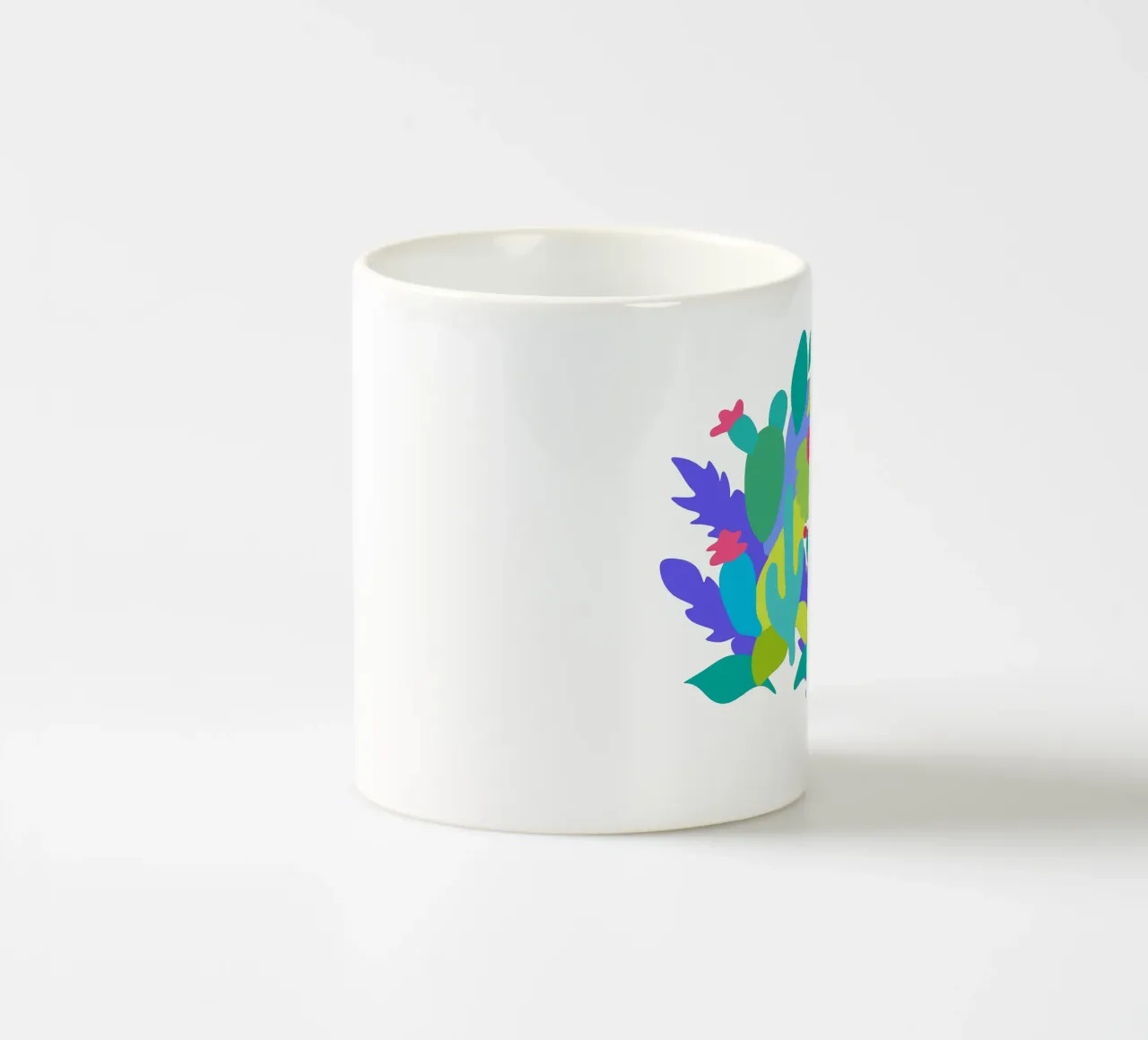Cactus astratto tazza in ceramica da Ana Paniagua Design