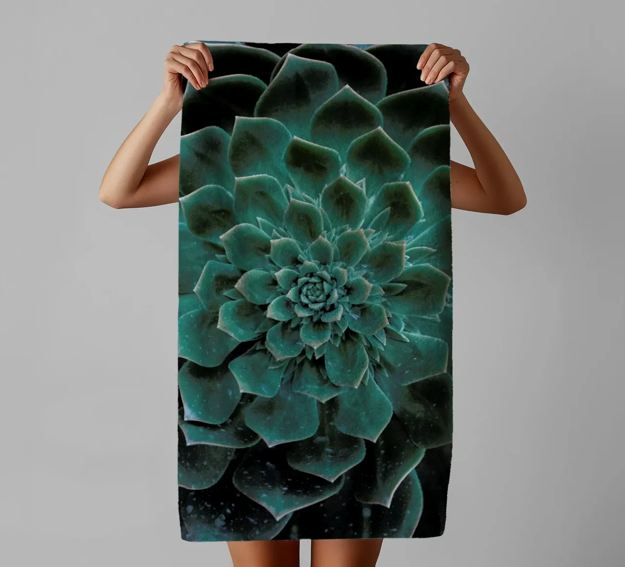 Succulent asciugamano da bagno da Victoria Frost