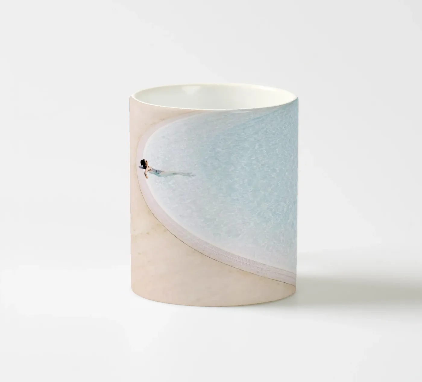 Sunbath ceramic mug by Picture On The Fridge