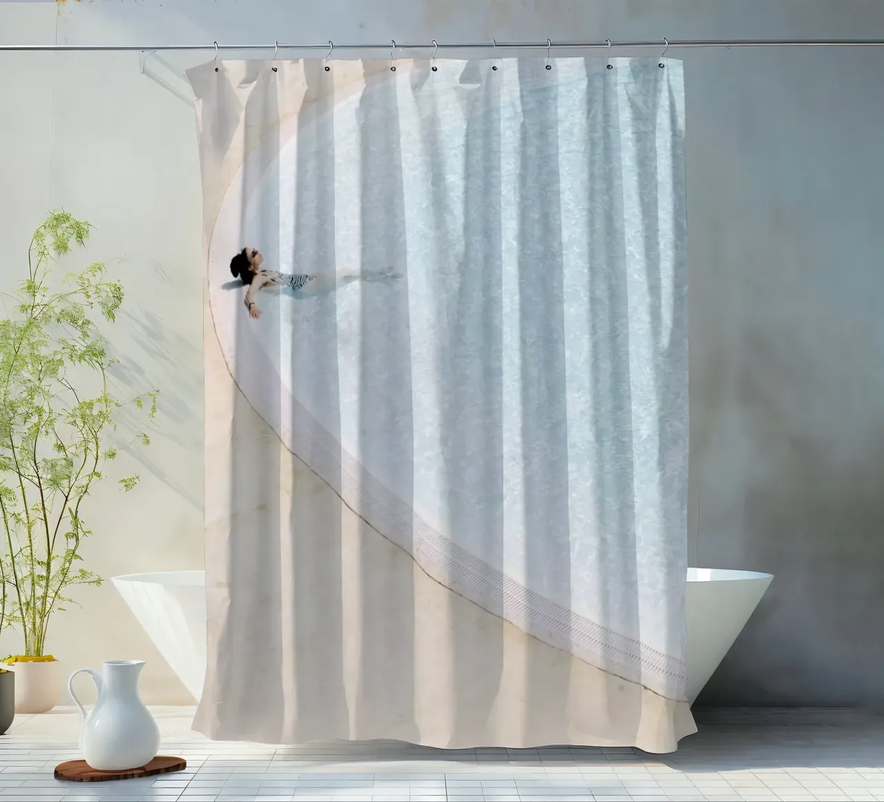 Sunbath Duschvorhang von Picture On The Fridge