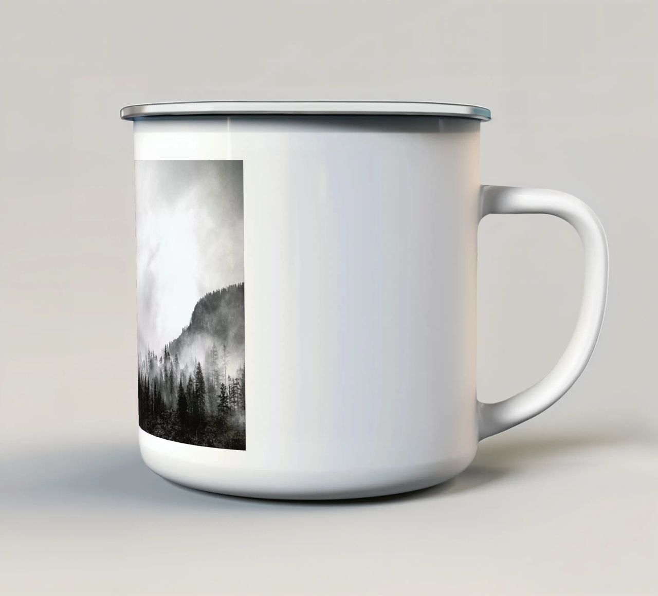 Moody Clouds 4 tazza in smalto da Nur Mut