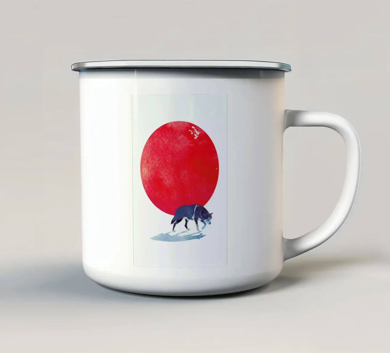 Fear the Red tazza in smalto da Róbert Farkas