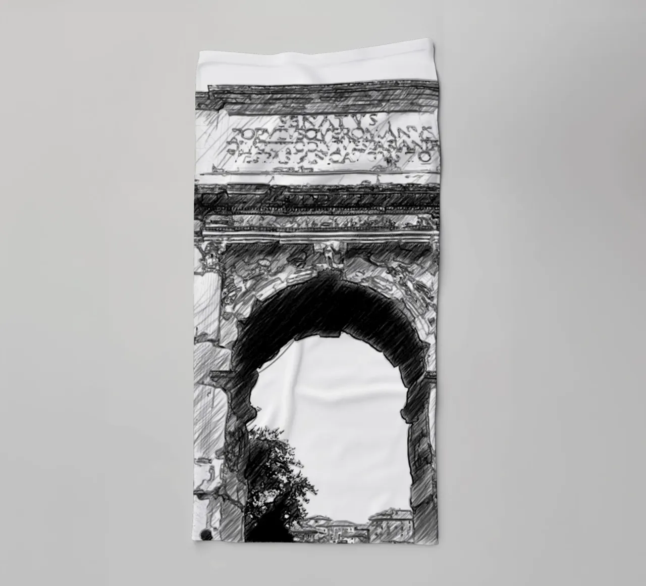 Roma towel by Massimo Frascogna