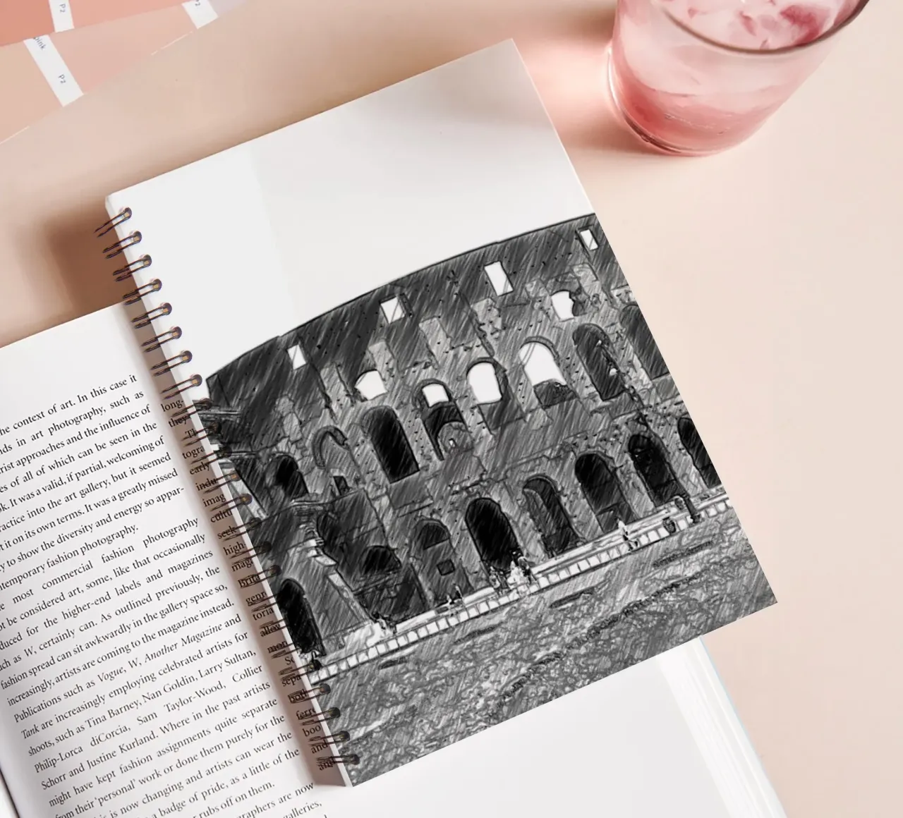 Colosseo spiral notebook by Massimo Frascogna