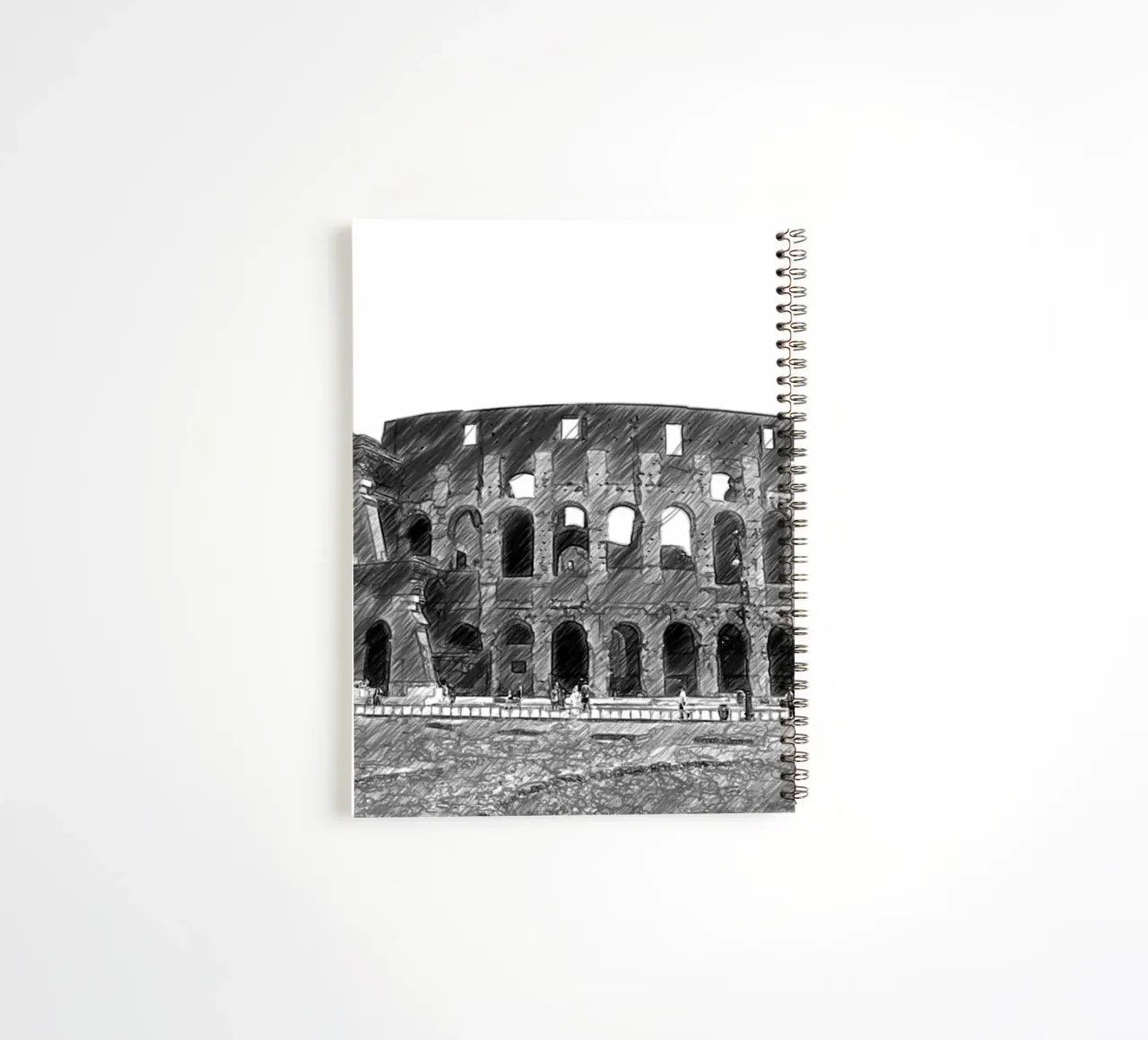 Colosseo spiral notebook by Massimo Frascogna