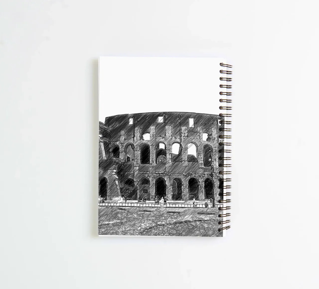 Colosseo spiral notebook by Massimo Frascogna