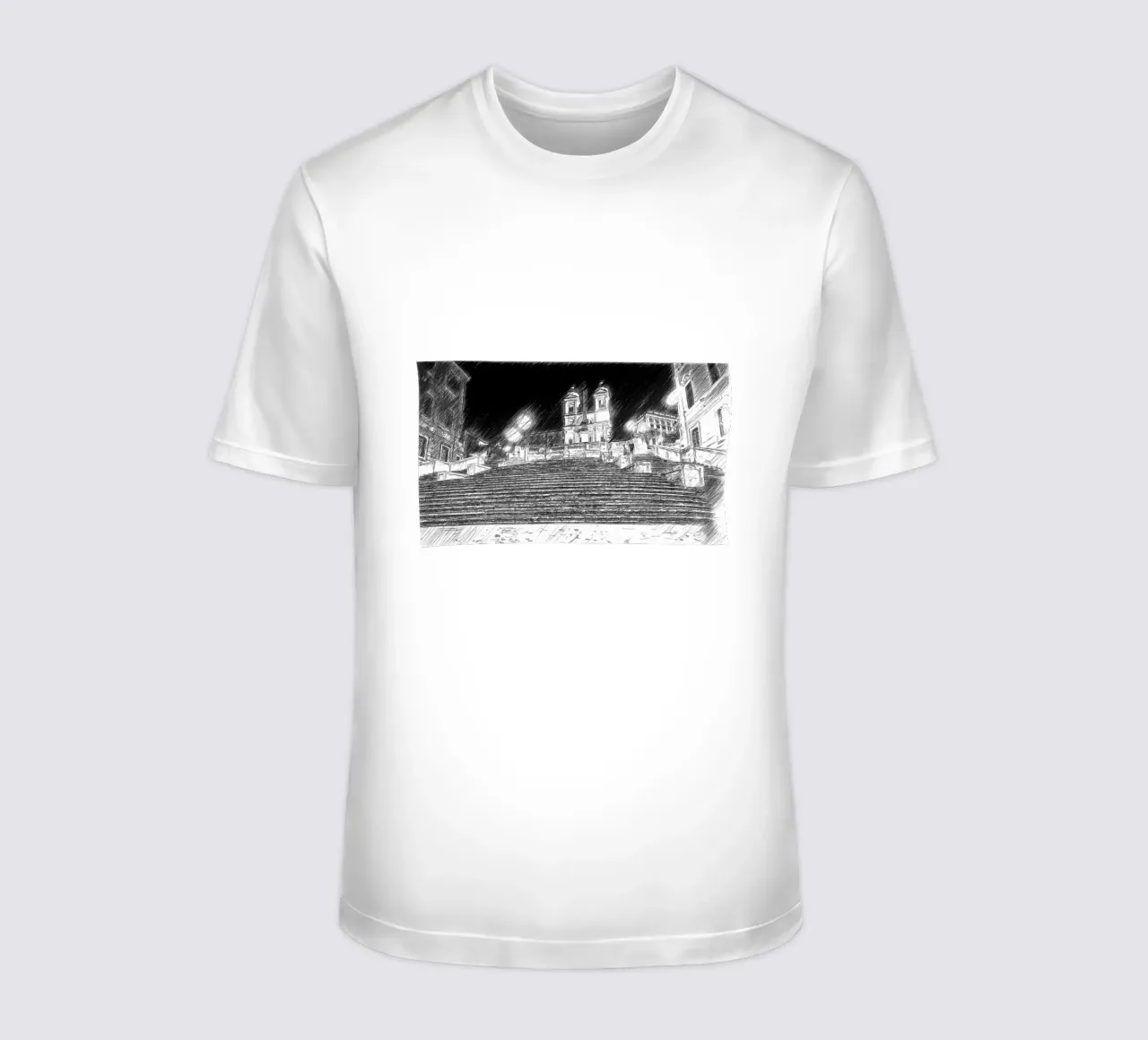 Piazza di Spagna t-shirt da Massimo Frascogna
