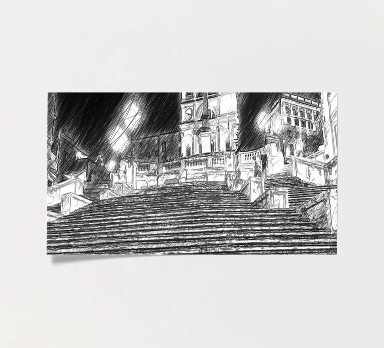Spanish Steps sticker sheet by Massimo Frascogna