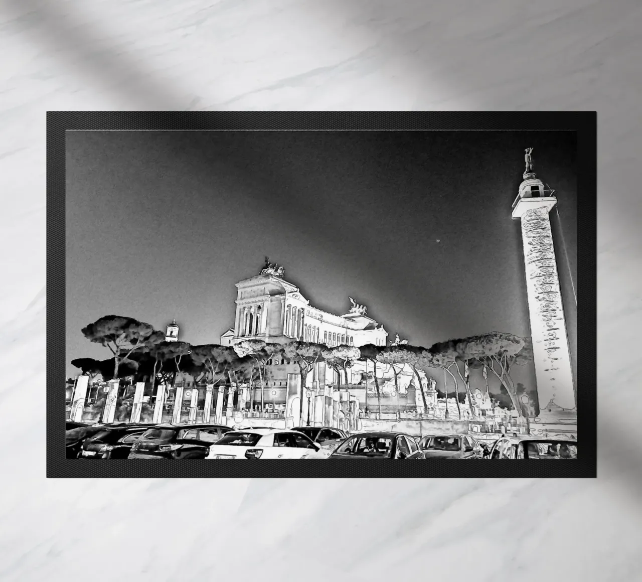 Roma doormat by Massimo Frascogna