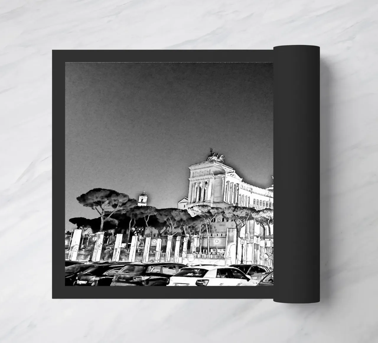 Roma doormat by Massimo Frascogna