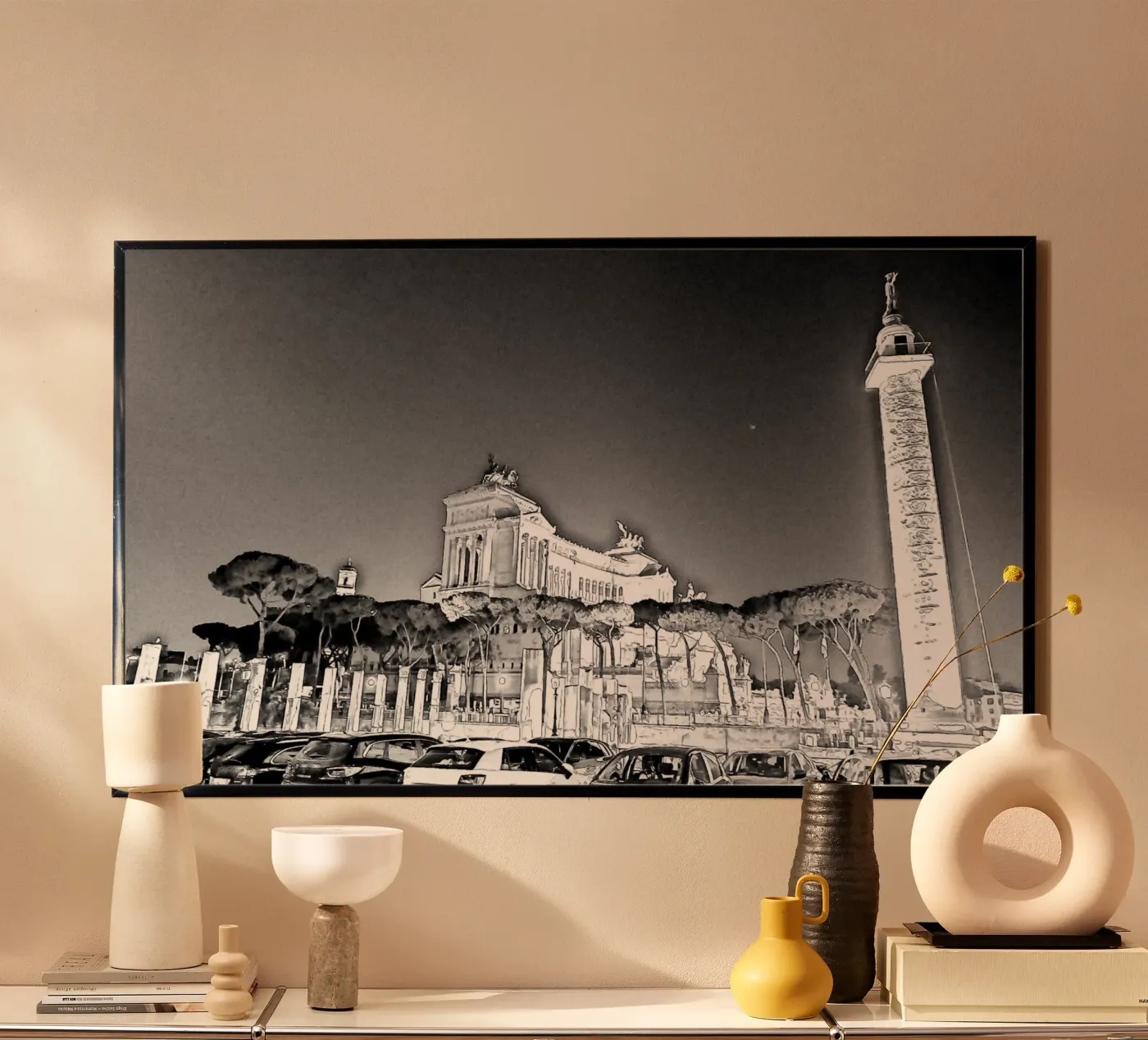 Roma Poster von Massimo Frascogna